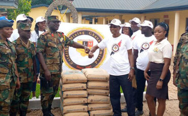 GOLDLINE MINING GHANA DONATES TO SUPPORT GHANA ARMED FORCE (GAF) IN KUMASI
